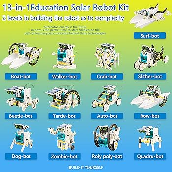 Amazon.com: STEM 13-in-1 Solar Power Robots Creation Toy